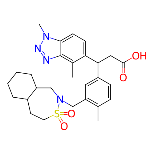 Chemical structure of BindingDB Monomer ID 304876