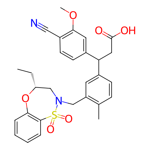 Chemical structure of BindingDB Monomer ID 304916