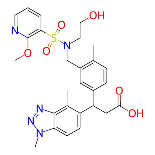 Chemical structure of BindingDB Monomer ID 304968
