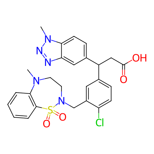 Chemical structure of BindingDB Monomer ID 304986
