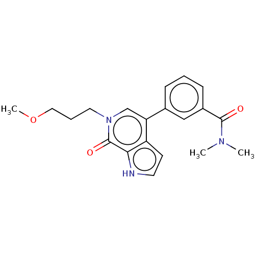 Chemical structure of BindingDB Monomer ID 321450