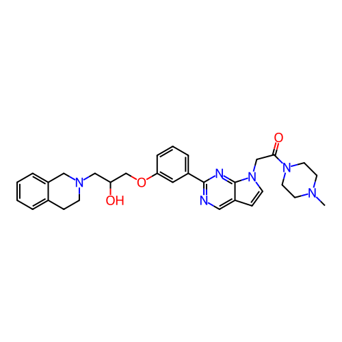 Chemical structure of BindingDB Monomer ID 343950