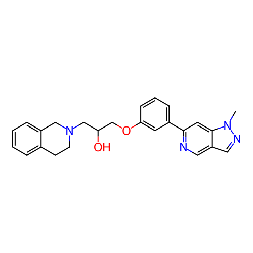 Chemical structure of BindingDB Monomer ID 343954