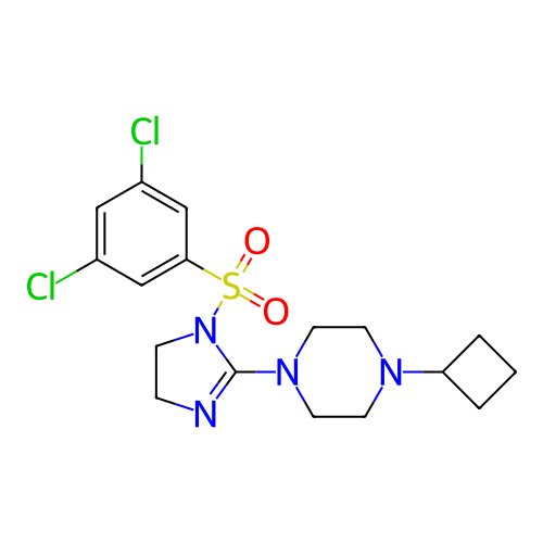 Chemical structure of BindingDB Monomer ID 345397