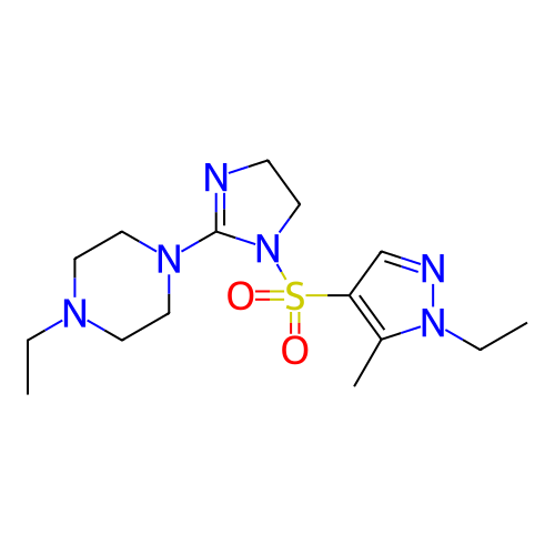 Chemical structure of BindingDB Monomer ID 345454