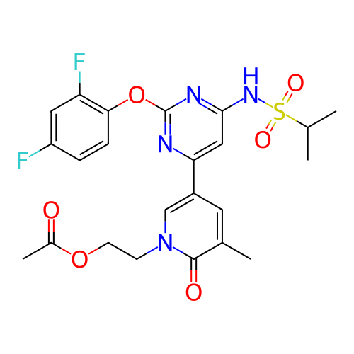 Chemical structure of BindingDB Monomer ID 345506