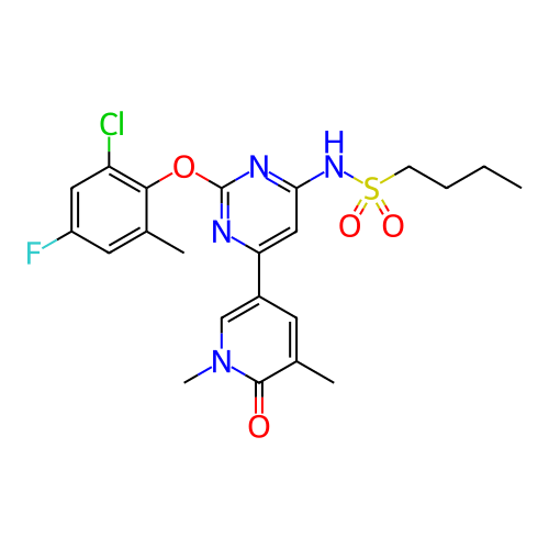 Chemical structure of BindingDB Monomer ID 345553