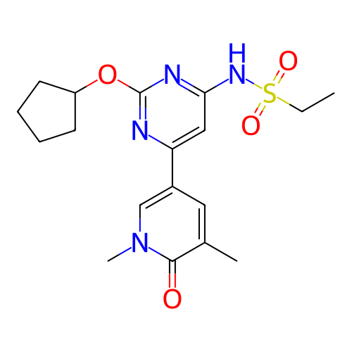 Chemical structure of BindingDB Monomer ID 345586