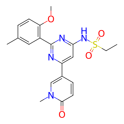 Chemical structure of BindingDB Monomer ID 345650