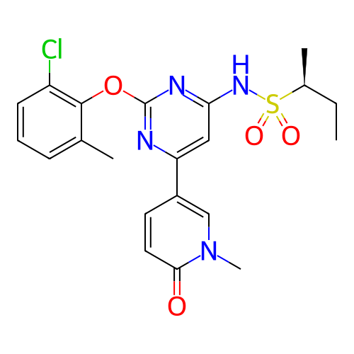 Chemical structure of BindingDB Monomer ID 345660