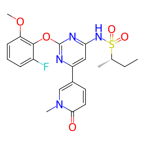 Chemical structure of BindingDB Monomer ID 345664