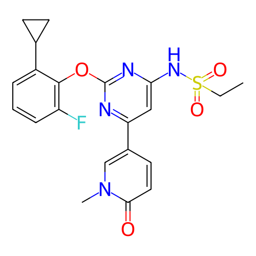 Chemical structure of BindingDB Monomer ID 345693
