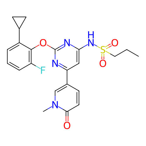 Chemical structure of BindingDB Monomer ID 345694