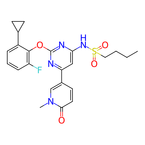Chemical structure of BindingDB Monomer ID 345695