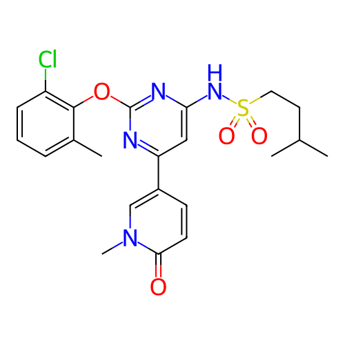 Chemical structure of BindingDB Monomer ID 345707