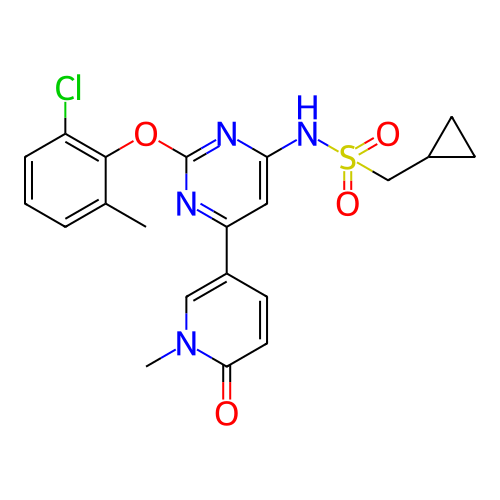 Chemical structure of BindingDB Monomer ID 345719