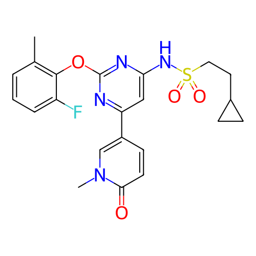 Chemical structure of BindingDB Monomer ID 345722