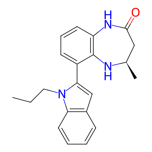 Chemical structure of BindingDB Monomer ID 349222