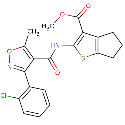 Chemical structure of BindingDB Monomer ID 45501