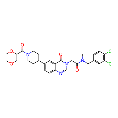 Chemical structure of BindingDB Monomer ID 450594