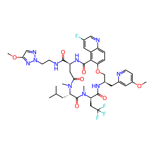 Chemical structure of BindingDB Monomer ID 487304