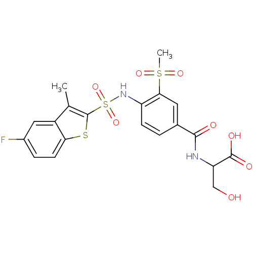 Chemical structure of BindingDB Monomer ID 50135499