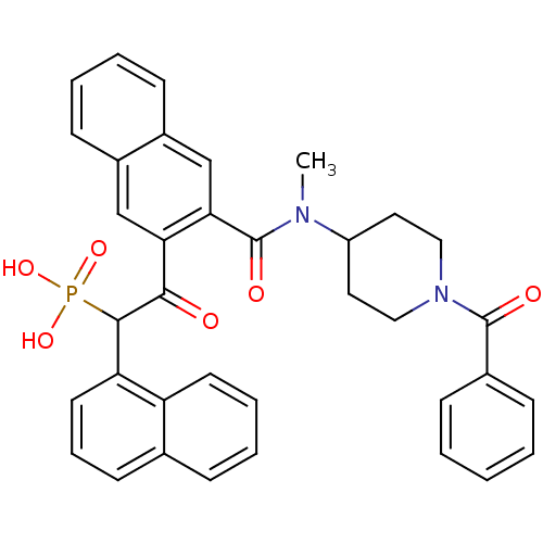 Chemical structure of BindingDB Monomer ID 50139754