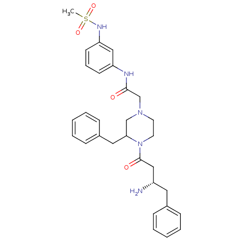 Chemical structure of BindingDB Monomer ID 50151821