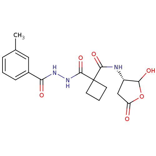 Chemical structure of BindingDB Monomer ID 50189363