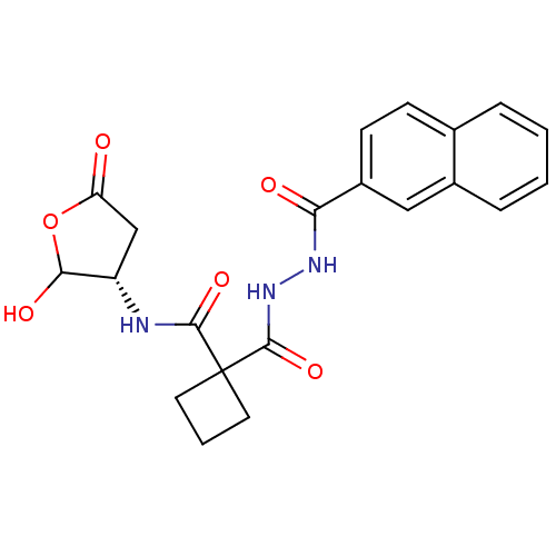 Chemical structure of BindingDB Monomer ID 50189374