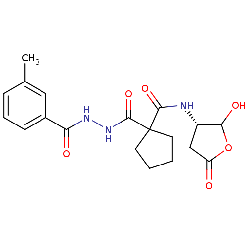 Chemical structure of BindingDB Monomer ID 50189377