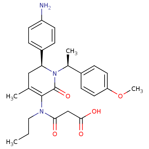 Chemical structure of BindingDB Monomer ID 50222347