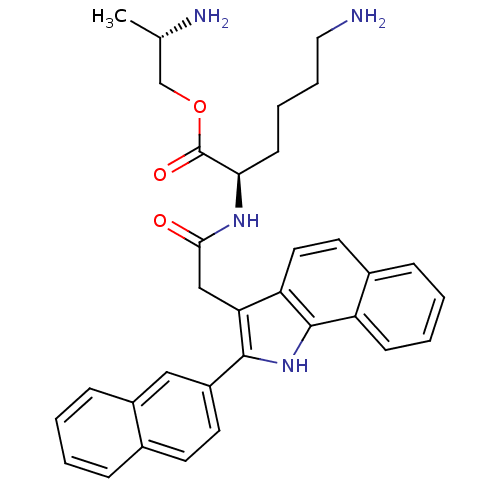 Chemical structure of BindingDB Monomer ID 50254261