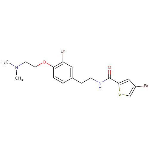 Chemical structure of BindingDB Monomer ID 50293622