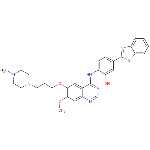 Chemical structure of BindingDB Monomer ID 50304216