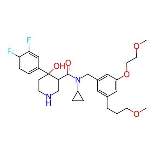 Chemical structure of BindingDB Monomer ID 50355523