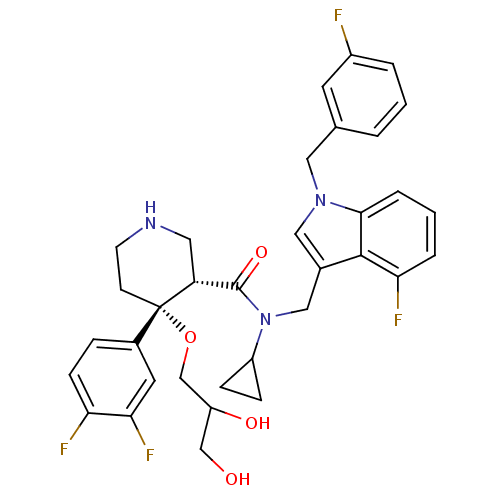 Chemical structure of BindingDB Monomer ID 50355524