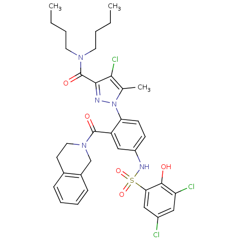 Chemical structure of BindingDB Monomer ID 50384343