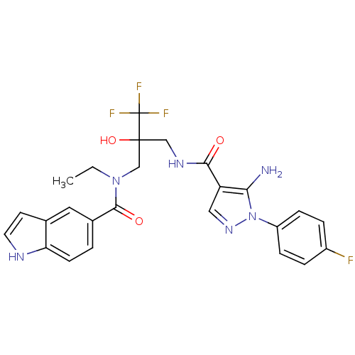 Chemical structure of BindingDB Monomer ID 50412614
