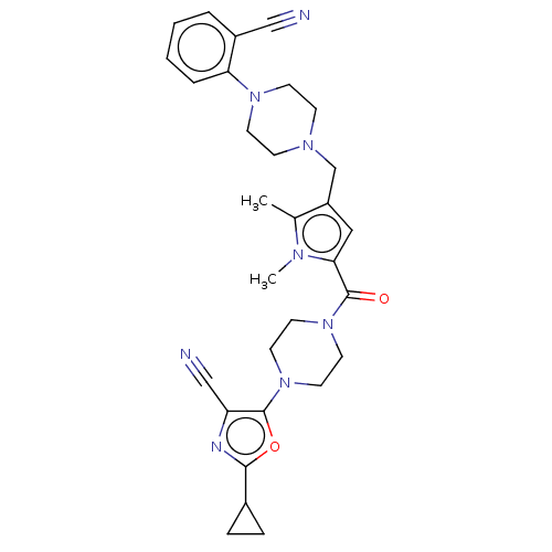Chemical structure of BindingDB Monomer ID 50606744