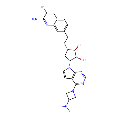 Chemical structure of BindingDB Monomer ID 50655566