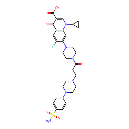 Chemical structure of BindingDB Monomer ID 50657554