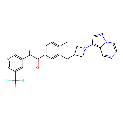 Chemical structure of BindingDB Monomer ID 536021