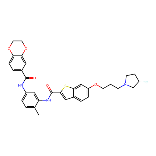 Chemical structure of BindingDB Monomer ID 540167
