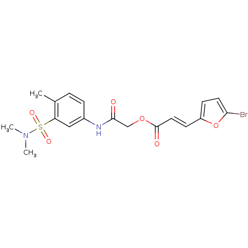 Chemical structure of BindingDB Monomer ID 72636