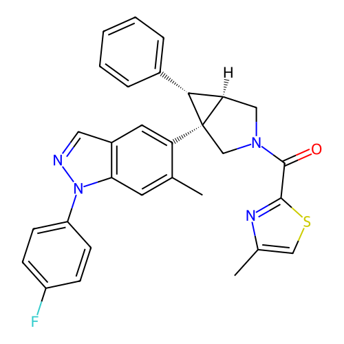 Chemical structure of BindingDB Monomer ID 733043