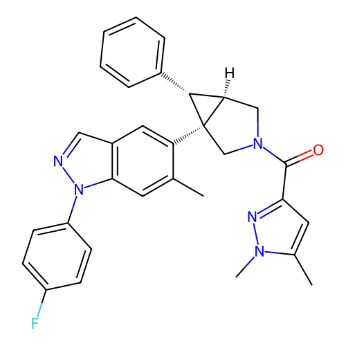 Chemical structure of BindingDB Monomer ID 733045