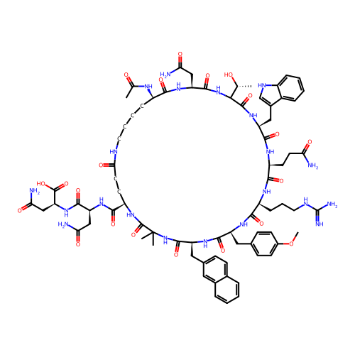 Chemical structure of BindingDB Monomer ID 784736
