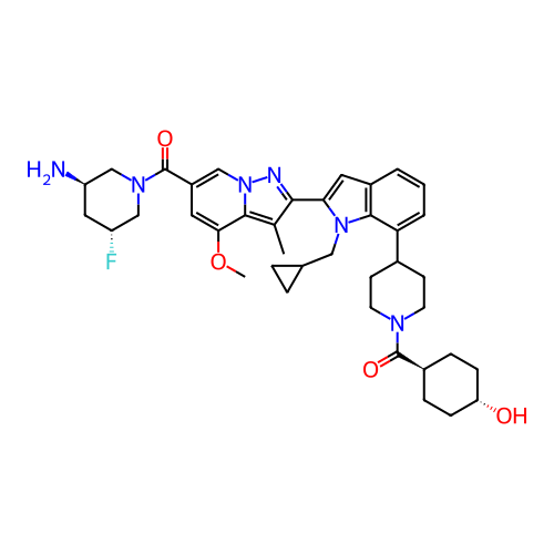 Chemical structure of BindingDB Monomer ID 788575