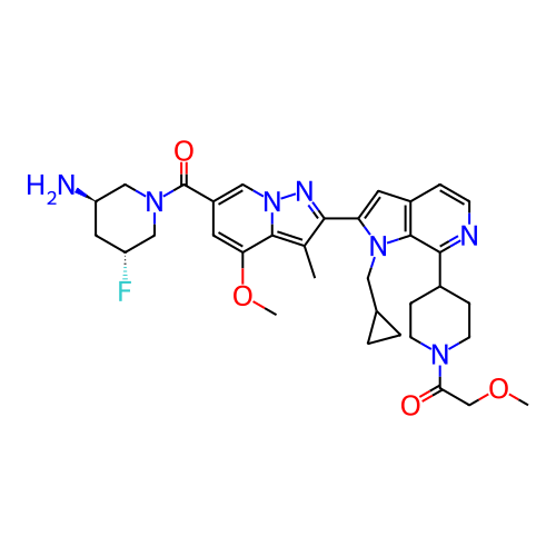 Chemical structure of BindingDB Monomer ID 788694
